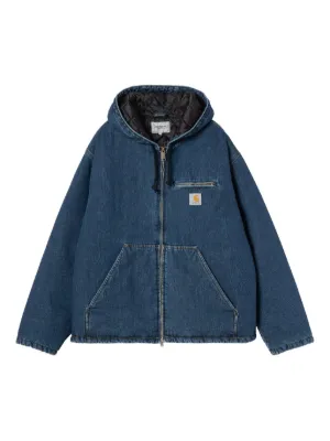 Carhartt WIP Cleveland hooded denim jacket
