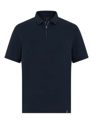 Boggi Milano high-performance piqué polo shirt with S-Cafè® yarn