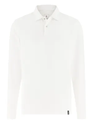 Boggi Milano high-performance piqu&eacute; polo shirt with S-Caf&egrave;&reg; yarn