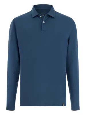 Boggi Milano appliqu&eacute;d pique polo shirt