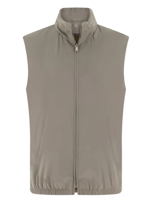 Boggi Milano technical fabric gilet