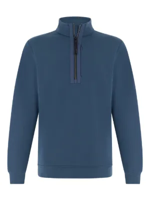 Boggi Milano half-zip scuba sweatshirt