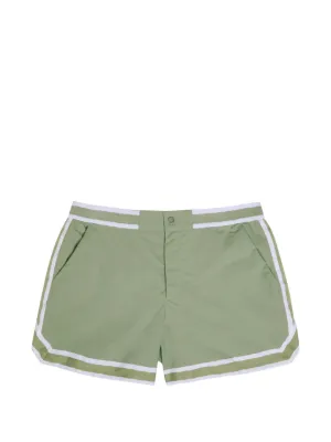 CH&Eacute; Baller striped swim shorts