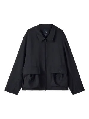Y-3 flap-pocket jacket