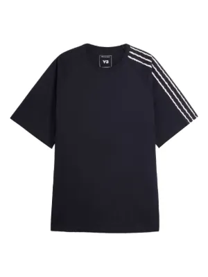 Y-3 raw-edge 3-stripes T-shirt