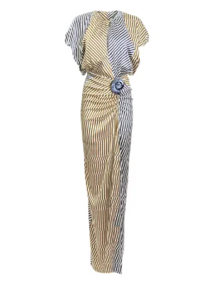 Silvia Tcherassi Kala striped maxi dress