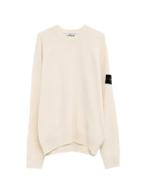 Stone Island texture patch-detail sweater