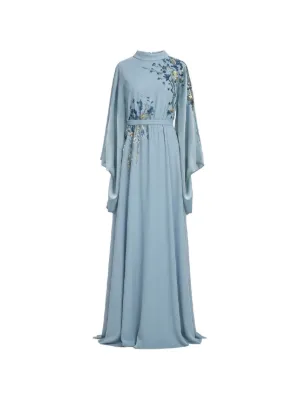 Saiid Kobeisy high-neck embroidered dress 