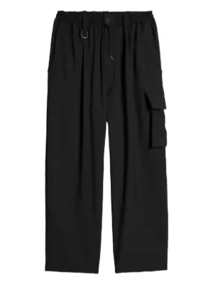 Y-3 elasticated-waist cargo pants