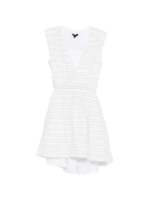 Maje short flared open-back dress