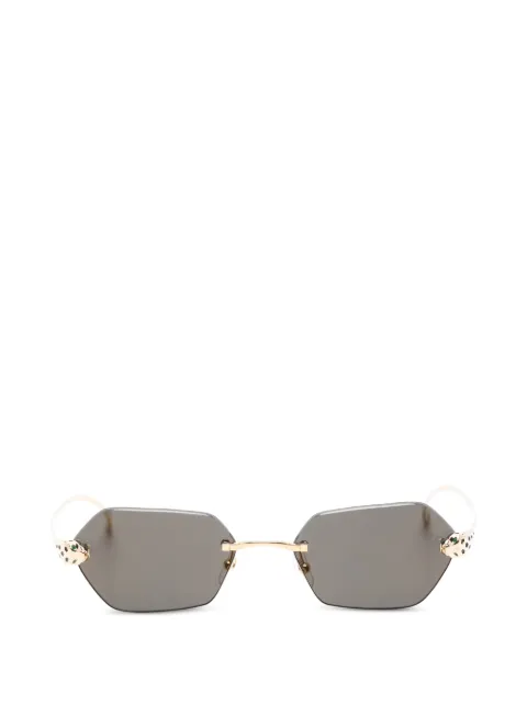 Cartier Eyewear geometric-frame sunglasses