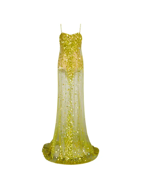 The Attico sequinned tulle gown