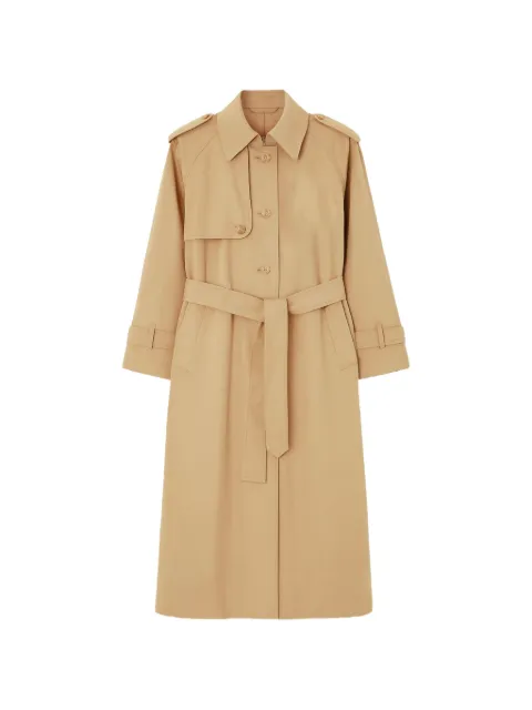The Frankie Shop Riva double-breasted trench coat