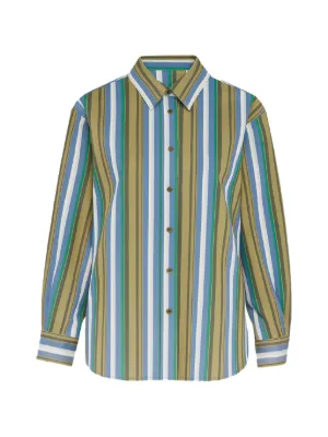 The Frankie Shop striped long-sleeve shirt