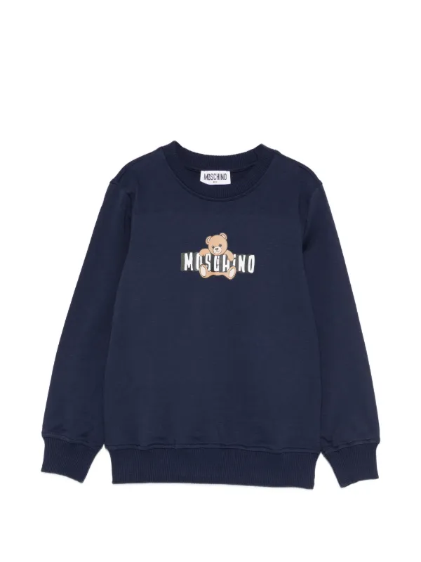 Moschino Kids teddy-graphic sweatshirt
