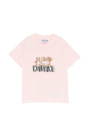 Moschino Kids teddy-print T-shirt