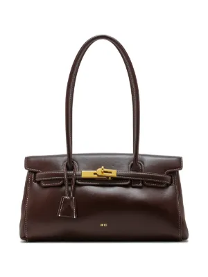 JW Pei Yara top-handle lock shoulder bag