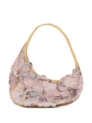 JW Pei sequin floral shoulder bag