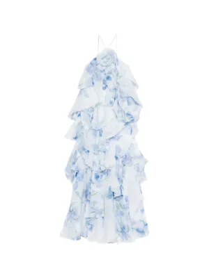 Aje Pandorea layered floral maxi dress