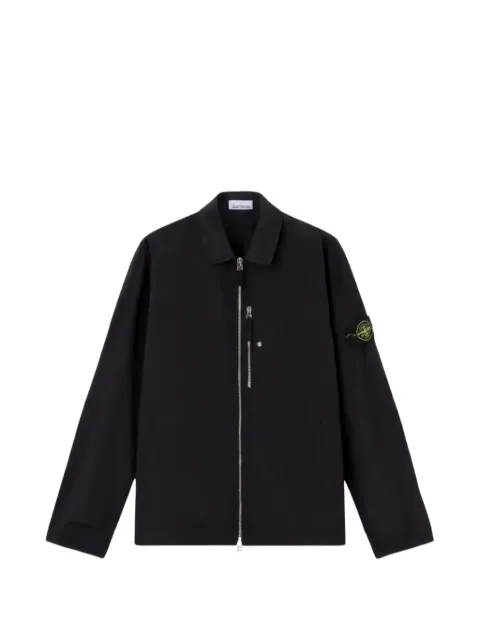 Stone Island 1200038 Nylon Metal&nbsp;in&nbsp;Econyl&reg; regular-fit overshirt with zip pocket