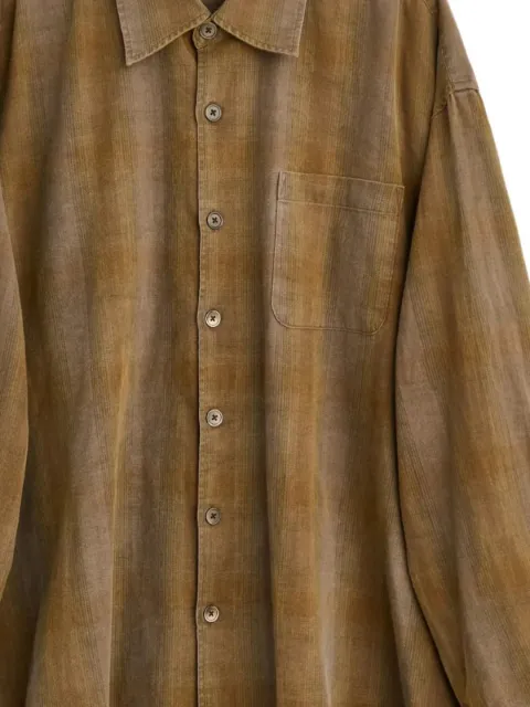 OUR LEGACY Borrowed checked-pattern shirt