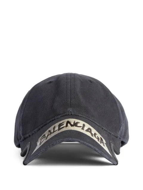 Balenciaga logo-lettering baseball cap
