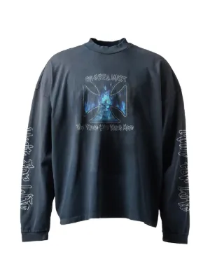 GrEeDy uNiT chopper long-sleeves sweatshirt