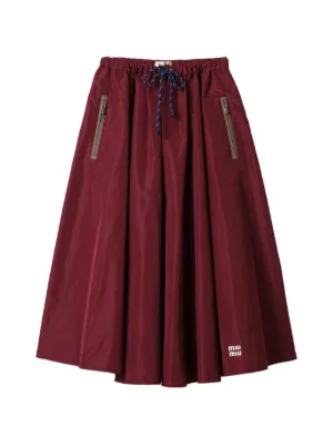 Miu Miu technical fabric skirt