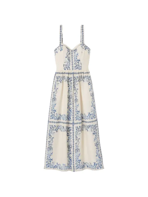 Claudie Pierlot printed linen dress