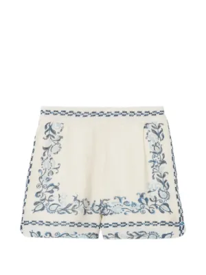 Claudie Pierlot floral-print shorts