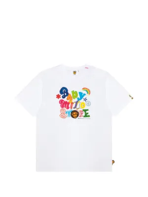 A BATHING APE® appliqué graphic T-shirt