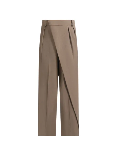 Manière De Voir Colette tailored wrap pleat trousers