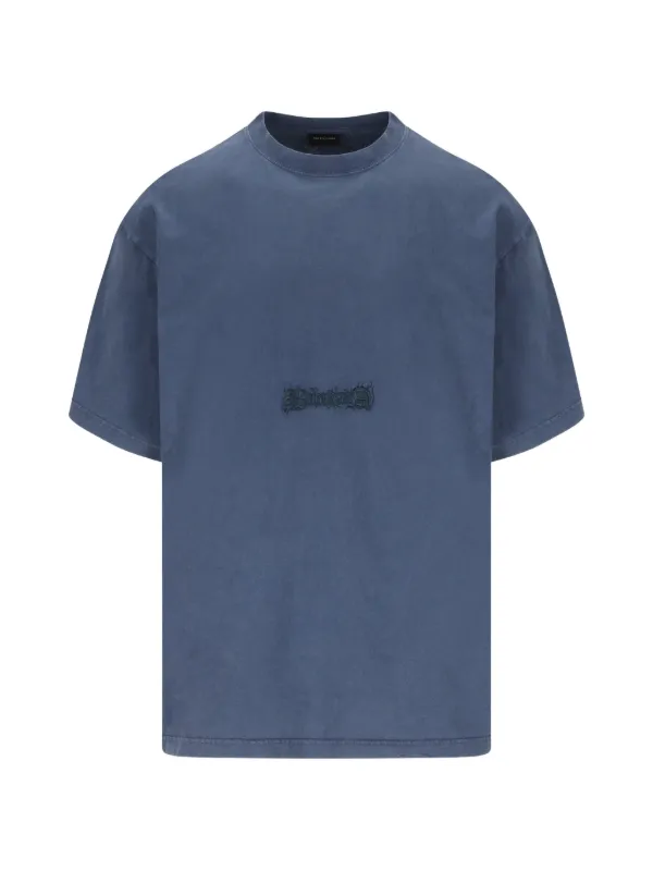 Balenciaga logo-embroidery T-shirt