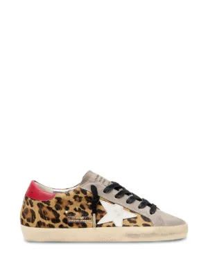 Golden Goose Super-Star leopard-print sneakers