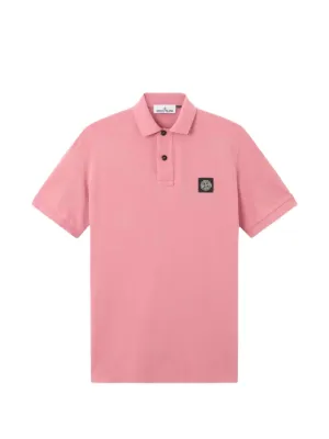 Stone Island 2200008 organic cotton piqu&eacute; with stretch polo shirt