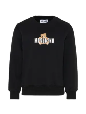 Moschino Kids logo-print sweatshirt