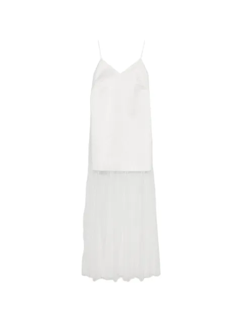 Maje taffeta and lace dress
