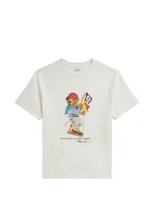 POLO RALPH LAUREN KIDS Polo Bear cotton T-shirt