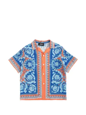 Versace Kids printed short-sleeve top