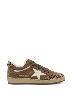 Golden Goose Ball Star leopard-print sneakers