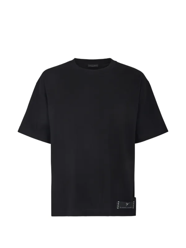 Giuseppe Zanotti Lr-66 label-detail T-shirt