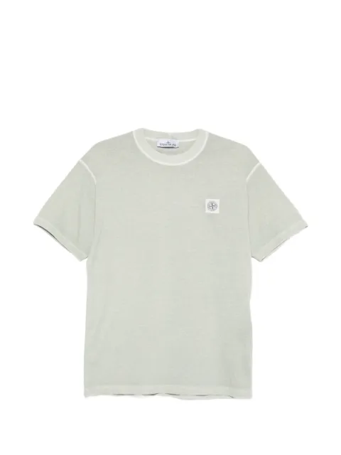 Stone Island 2100026 organic cotton jersey 'fissato' effect T-shirt