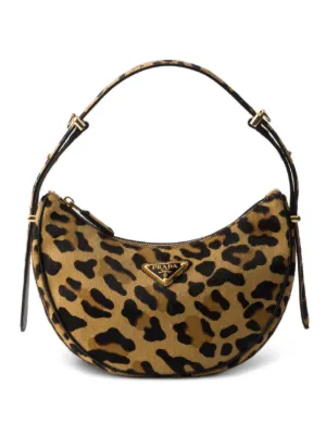 Prada mini Arqu&eacute; printed leather shoulder bag