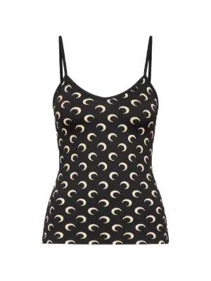 Marine Serre Moon-print tank top