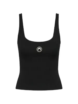 Marine Serre Crescent Moon cropped tank top