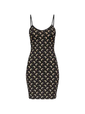 Marine Serre Moon monogram-print dress