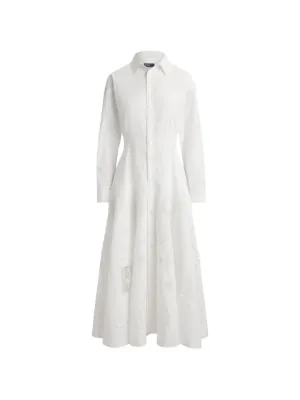 Polo Ralph Lauren cotton eyelet shirt dress
