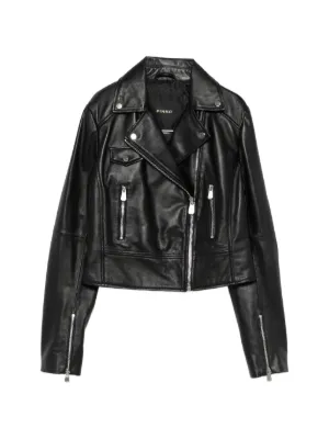 PINKO zip leather jacket