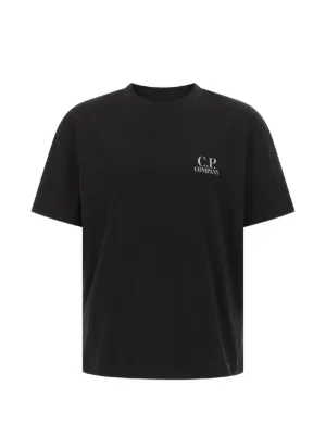 C.P. Company 30/1 jersey short-sleeve printed graphics T-shirt