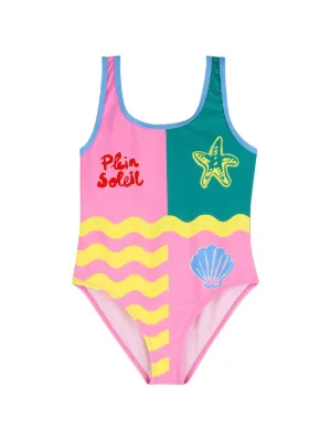 Kids Around starfish.print swimsuit